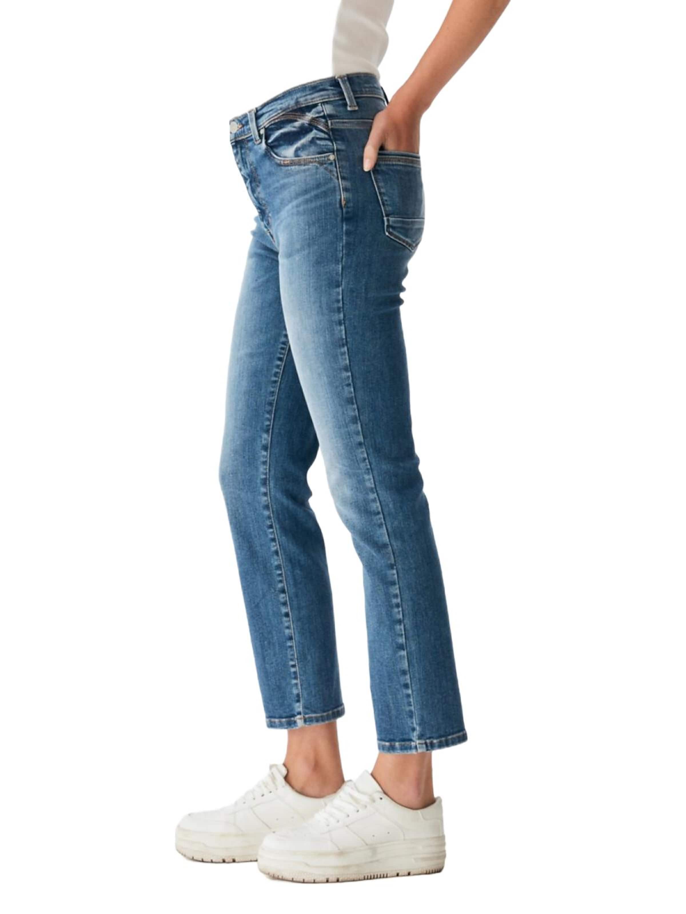 LTB Jeans Regular Jeans 'LTB Jeans Nena B Straight Leg High Waist Jeanshose' in Green