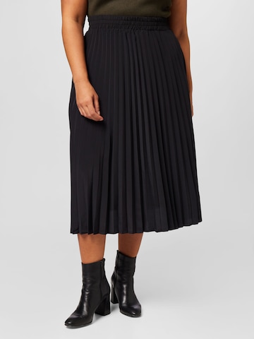 Jupe Gina Tricot Curve en noir : devant