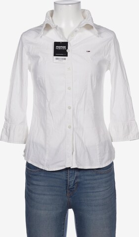 Tommy Jeans Bluse S in Weiß: predná strana