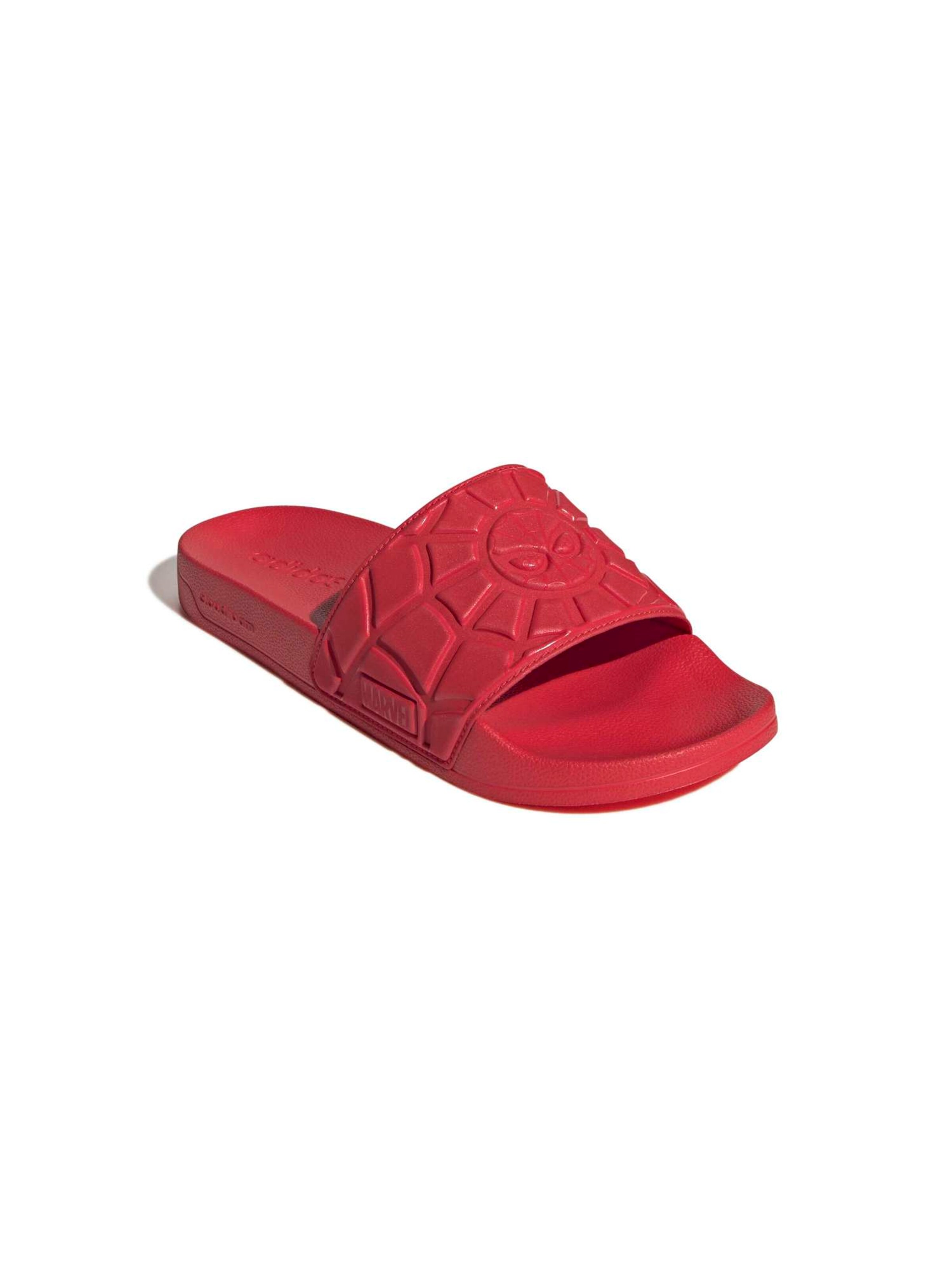 ADIDAS SPORTSWEAR Muiltjes 'Marvel Spider-Man Adilette' in Rood: voorkant