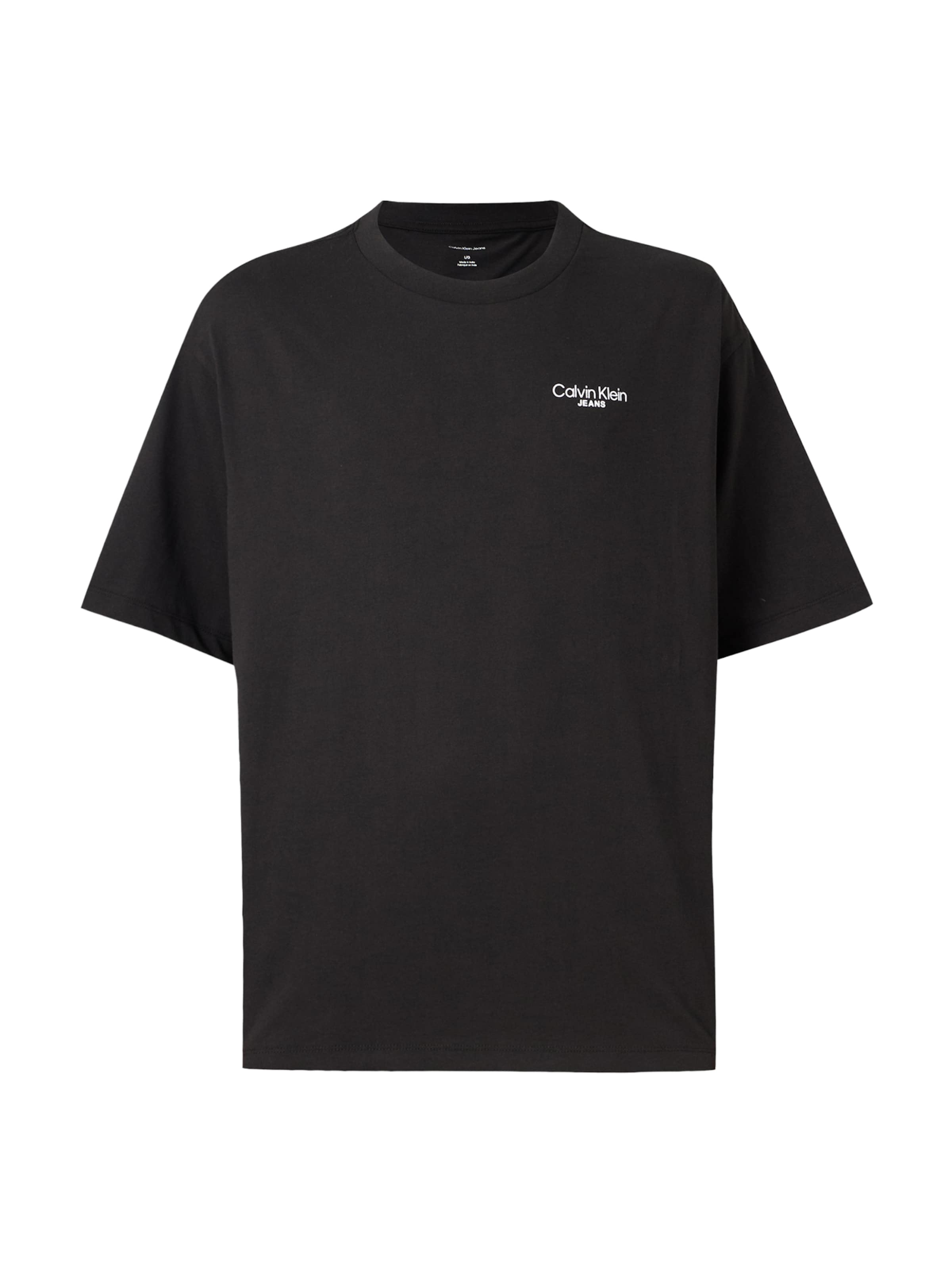 Calvin Klein Jeans Футболка в Черный: спереди