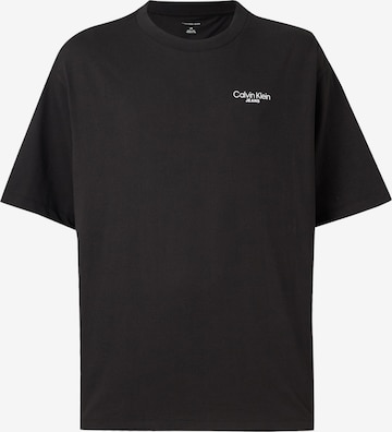 T-Shirt Calvin Klein Jeans en noir : devant