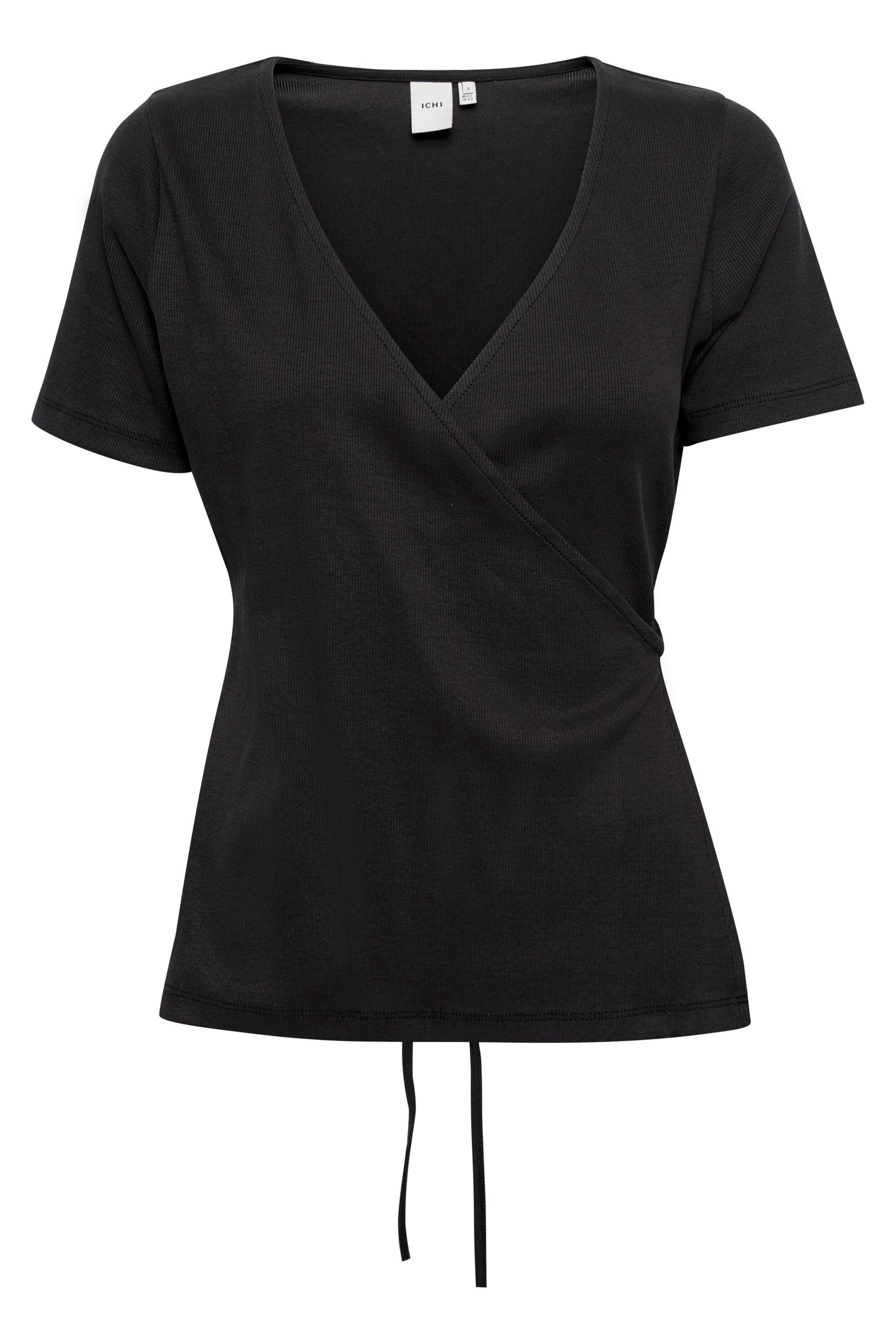 ICHI Shirt 'Ihorets' in schwarz, Produktansicht