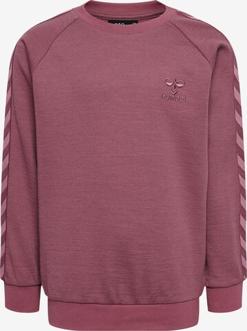 Sweat de sport Hummel en rose : devant