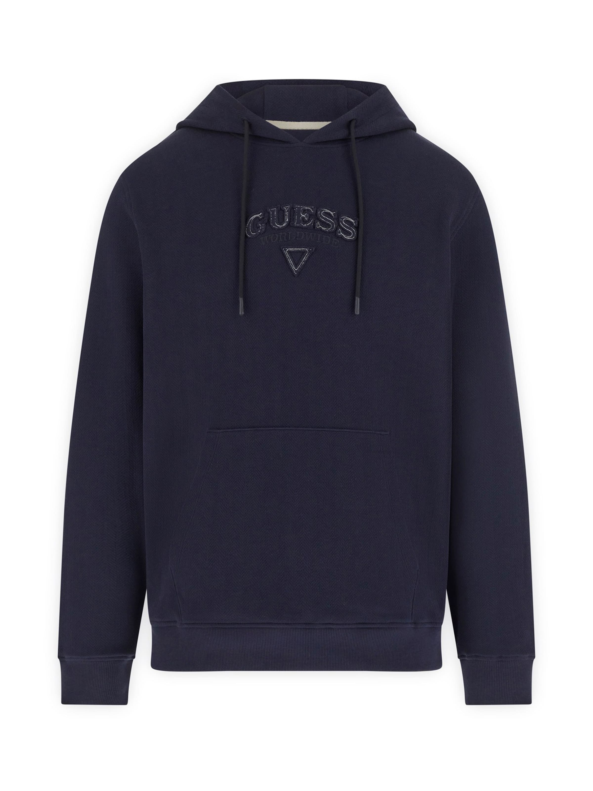 GUESS Bluzka sportowa w kolorze niebieski: przód