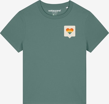 Watapparel Shirt 'Von Herzen' in Green: front