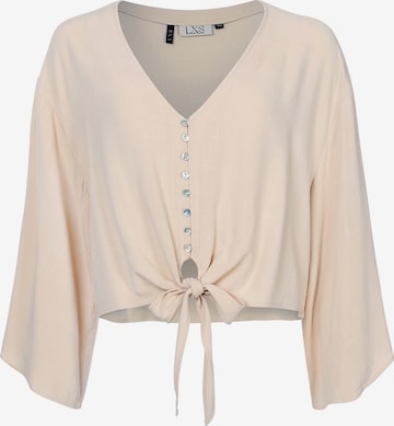 Chemisier Looxs Revolution en beige : devant
