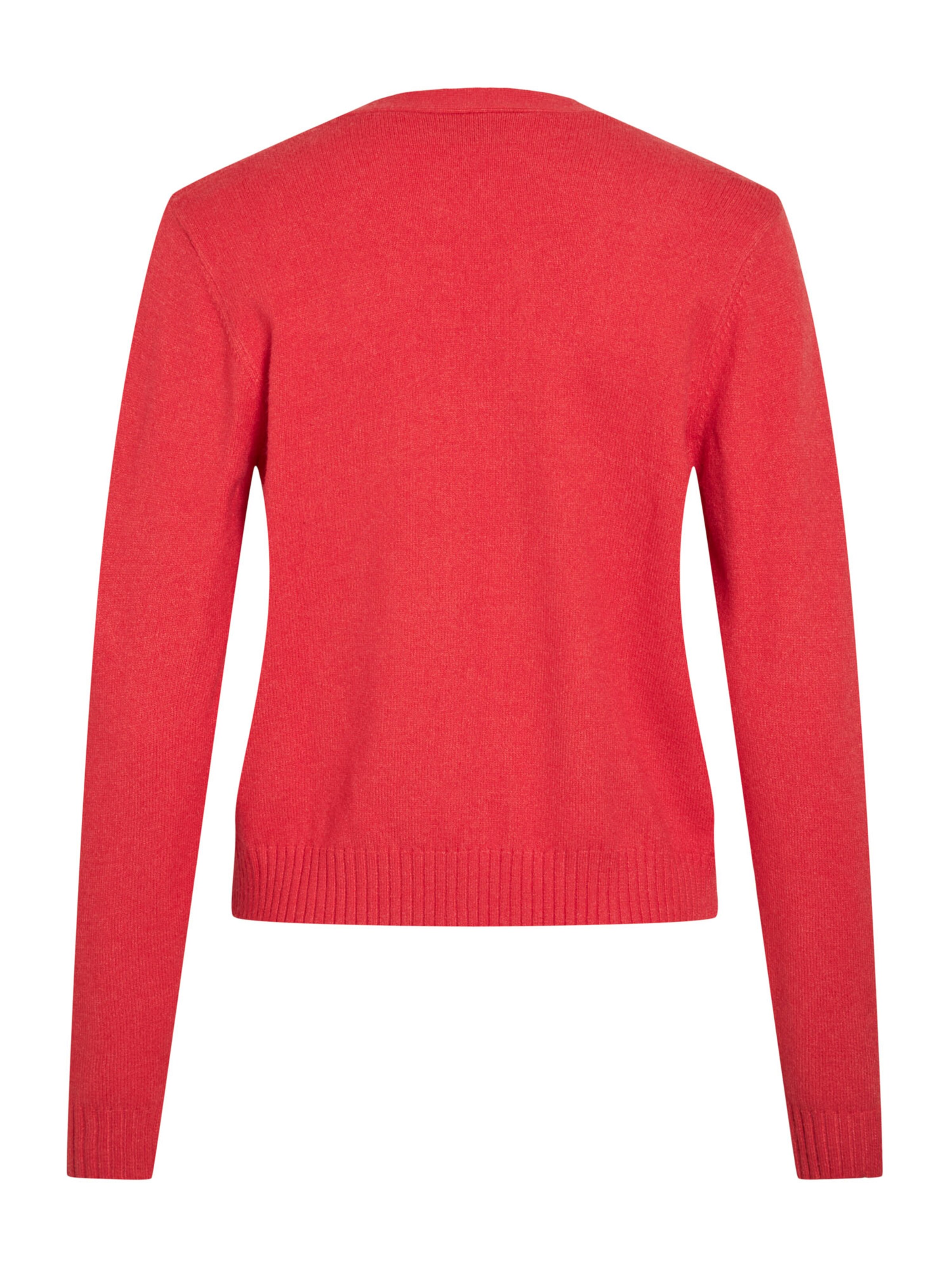 VILA Strickjacke 'VIRIL' in Rot