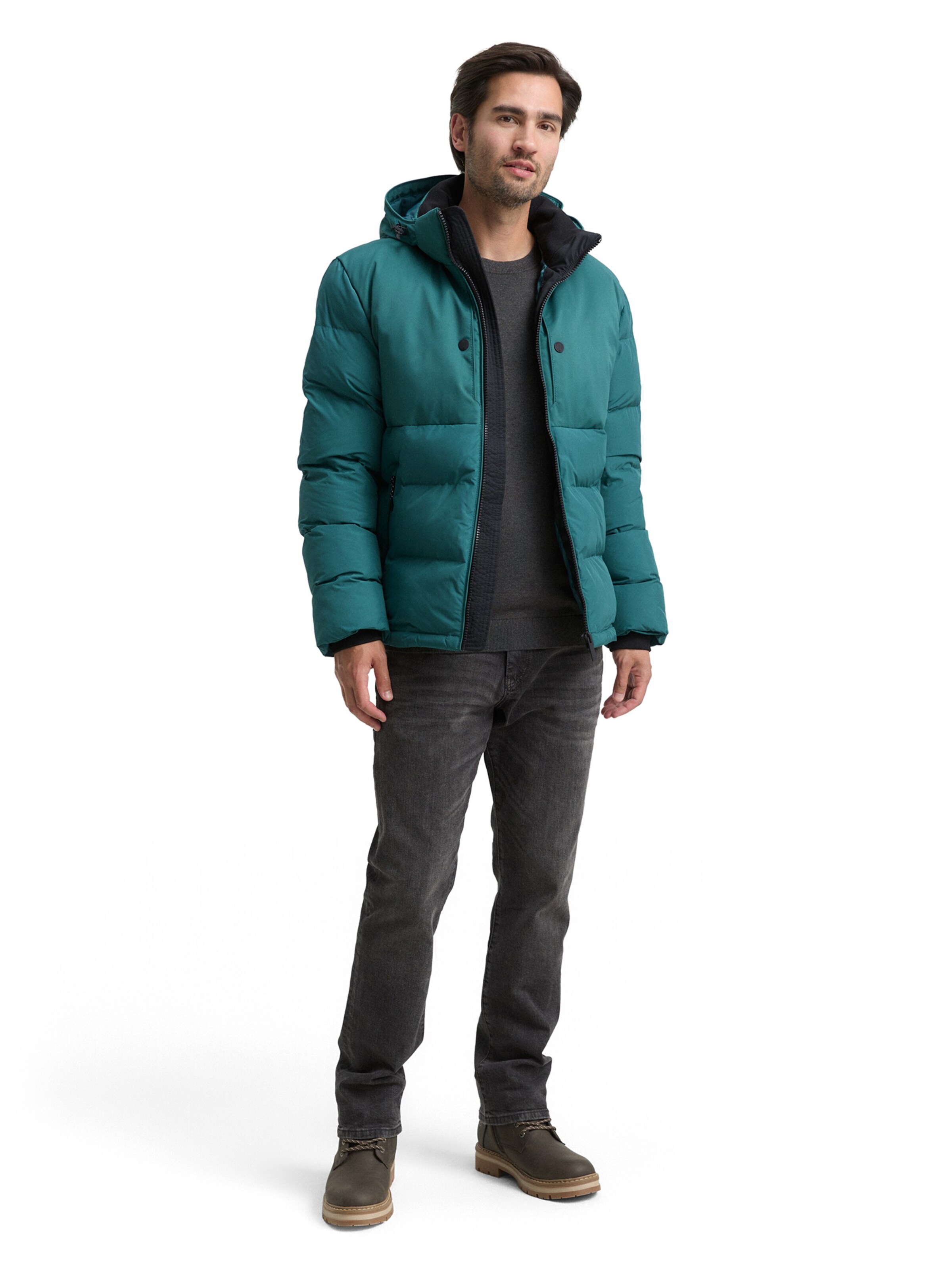 TOM TAILOR Зимняя куртка в Зеленый