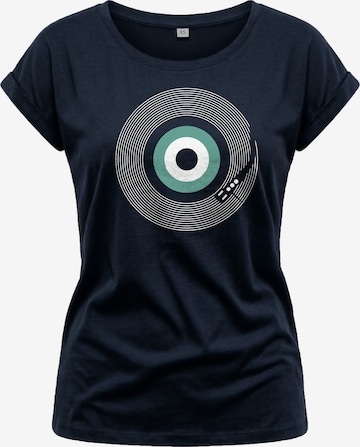 MAKAYA Shirt 'Final Track' in Blue: front