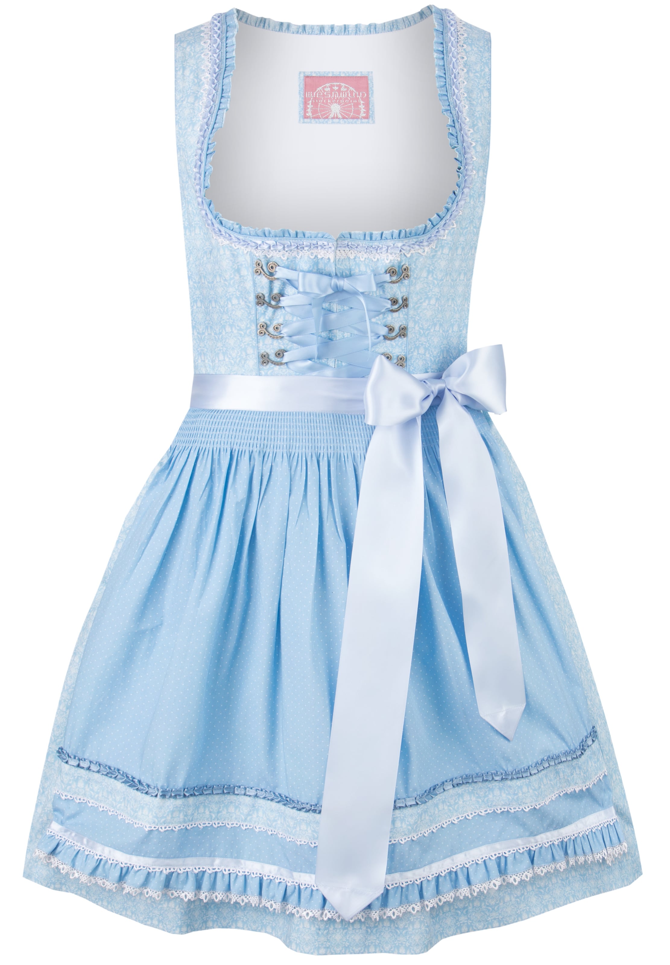 STOCKERPOINT Dirndl 'Kim' in Blau: Vorderseite
