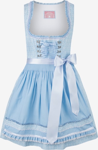 STOCKERPOINT Dirndl 'Kim' in Blauw: voorkant