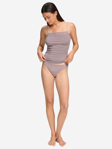 Haut ' Moments ' Hanro en gris