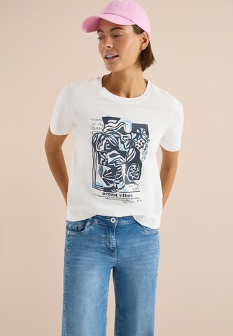 CECIL T-Shirt in Weiß: Vorderseite