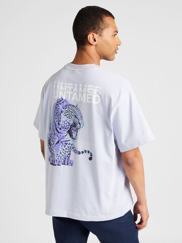 Tricou 'MANNY' de la Only & Sons pe albastru: față