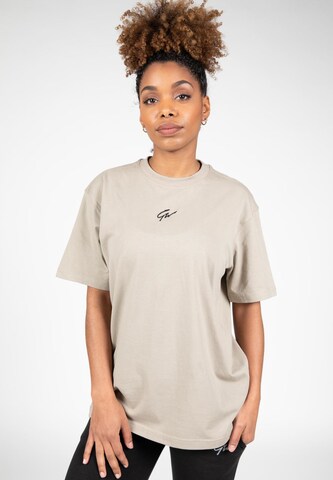 Gorilla Wear Shirt 'Bixby ' in Beige: voorkant