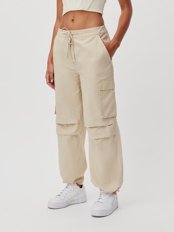 LeGer by Lena Gercke Loose fit Cargo trousers 'Kayleen' in Beige: front
