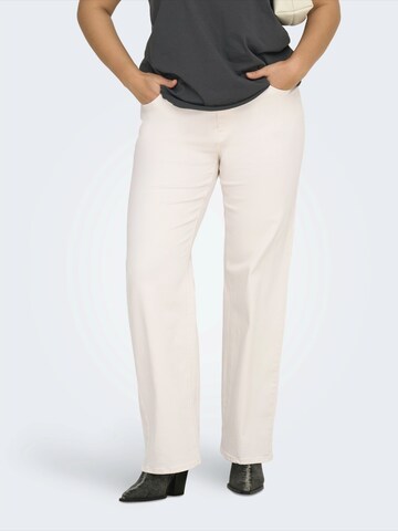 smėlio ONLY Carmakoma Plačios klešnės Džinsai 'CARWilly': priekis