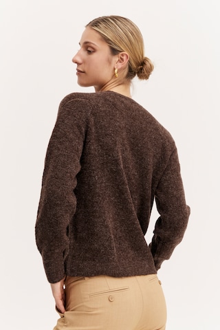 b.young Strickpullover in Braun