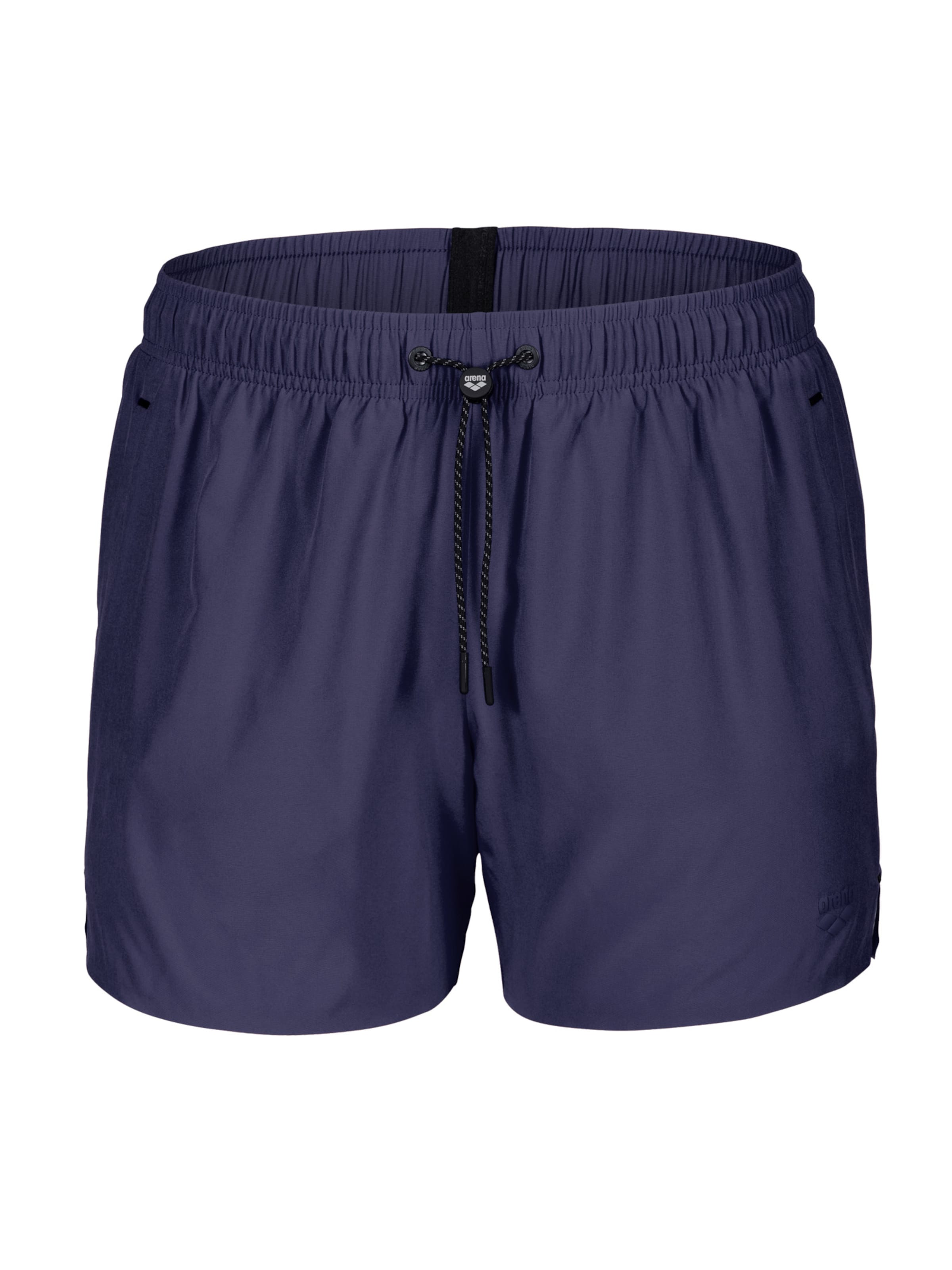 ARENA Ujumispüksid 'EVO BEACH SHORT SOLID', värv sinine: eest vaates