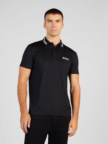 T-Shirt 'Paddytech' BOSS en noir : devant