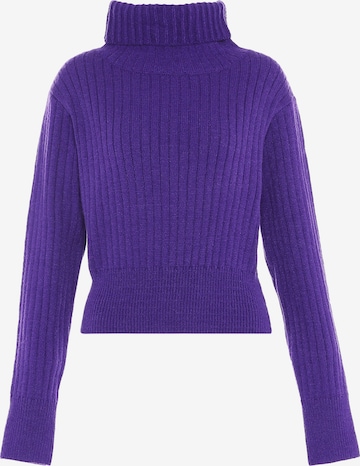 Pull-over Libbi en violet : devant