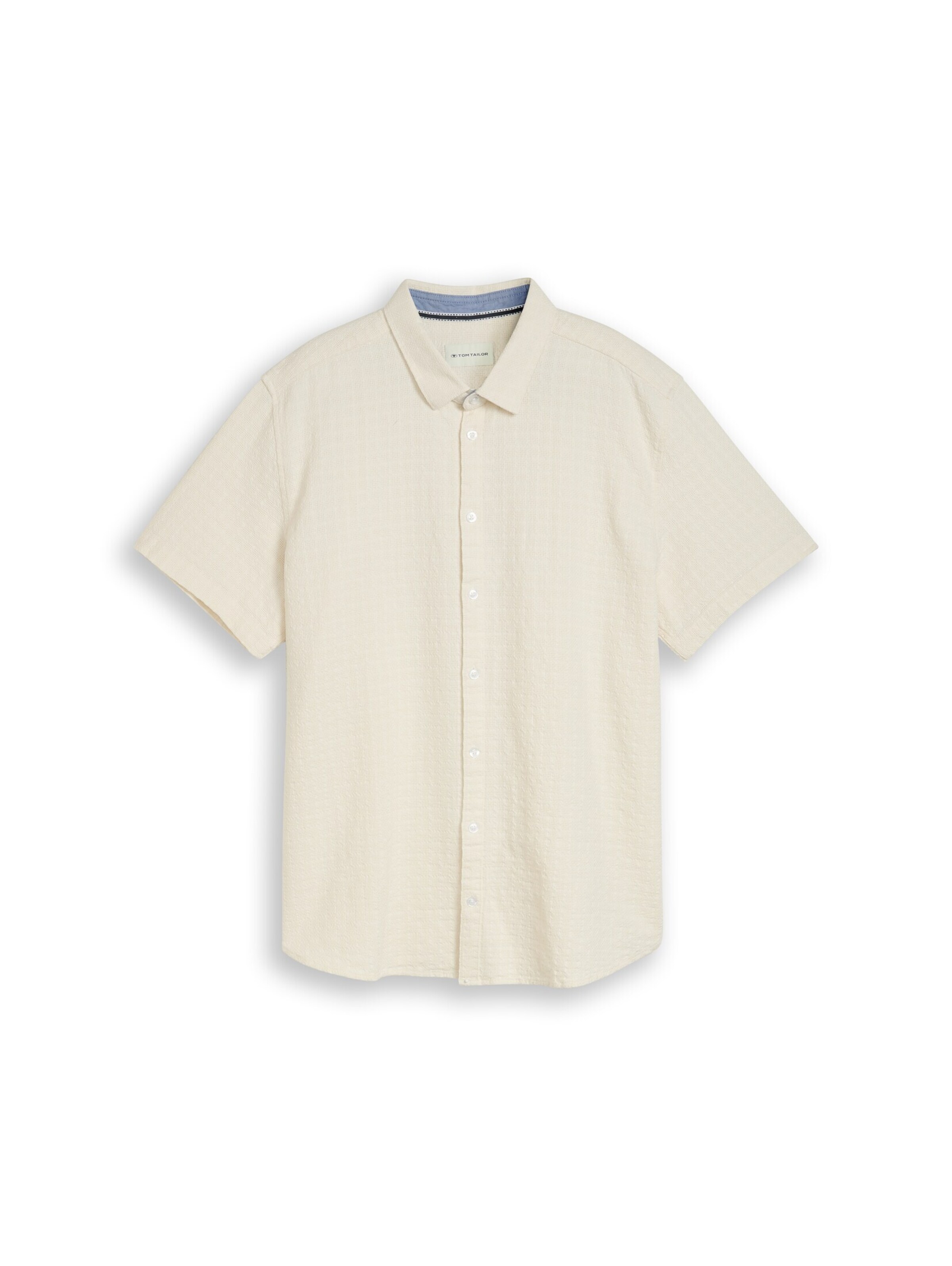 TOM TAILOR Men + Regular Fit Hemd in Weiß: Vorderseite