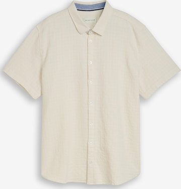 TOM TAILOR Men + Regular Fit Hemd in Weiß: Vorderseite