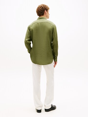 Coupe regular Chemise TOMMY HILFIGER en vert
