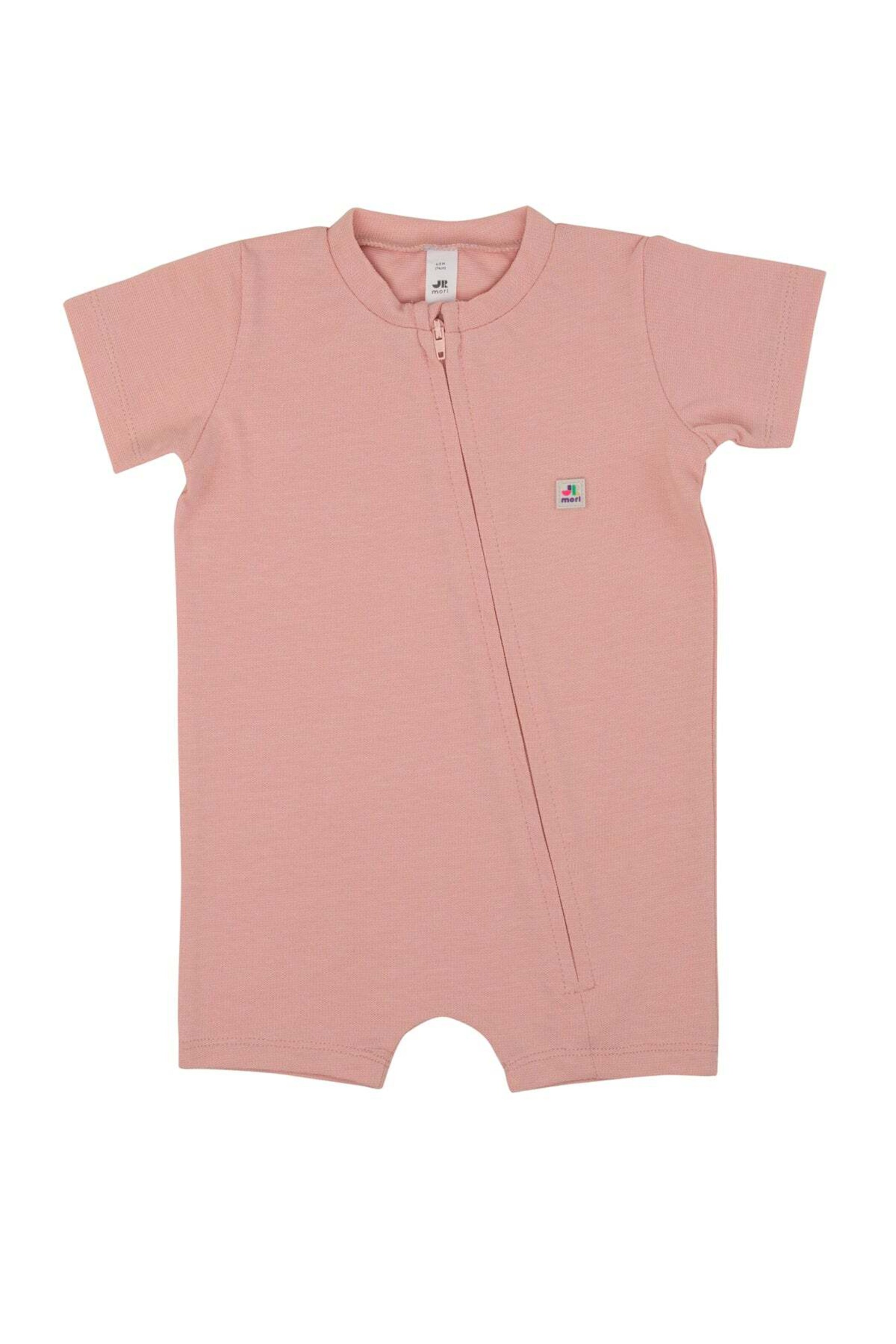 Salopetă de la Jrmori pe roz: față