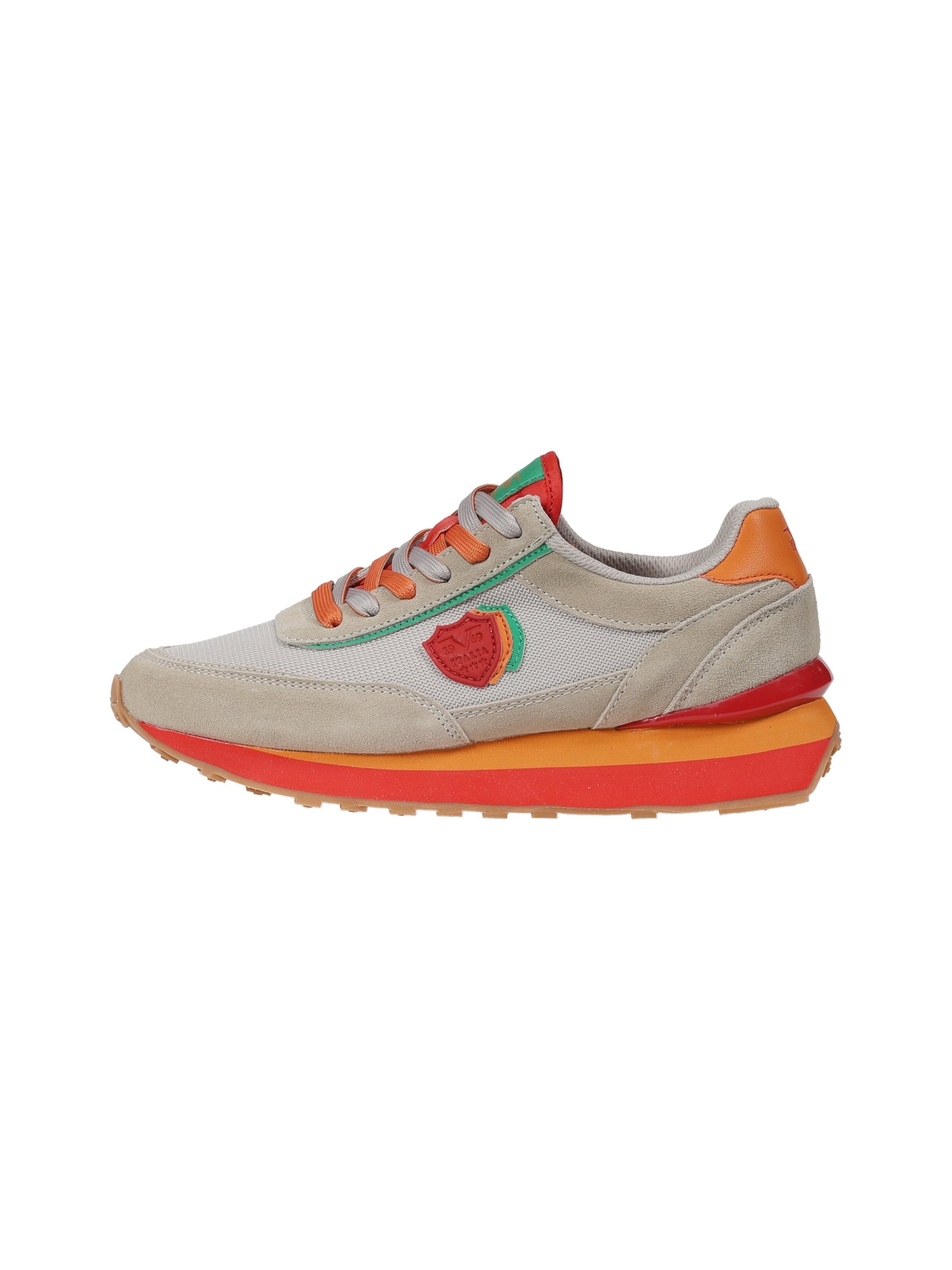19V69 ITALIA Sneakers laag 'Venezia 2.1' in Beige: voorkant