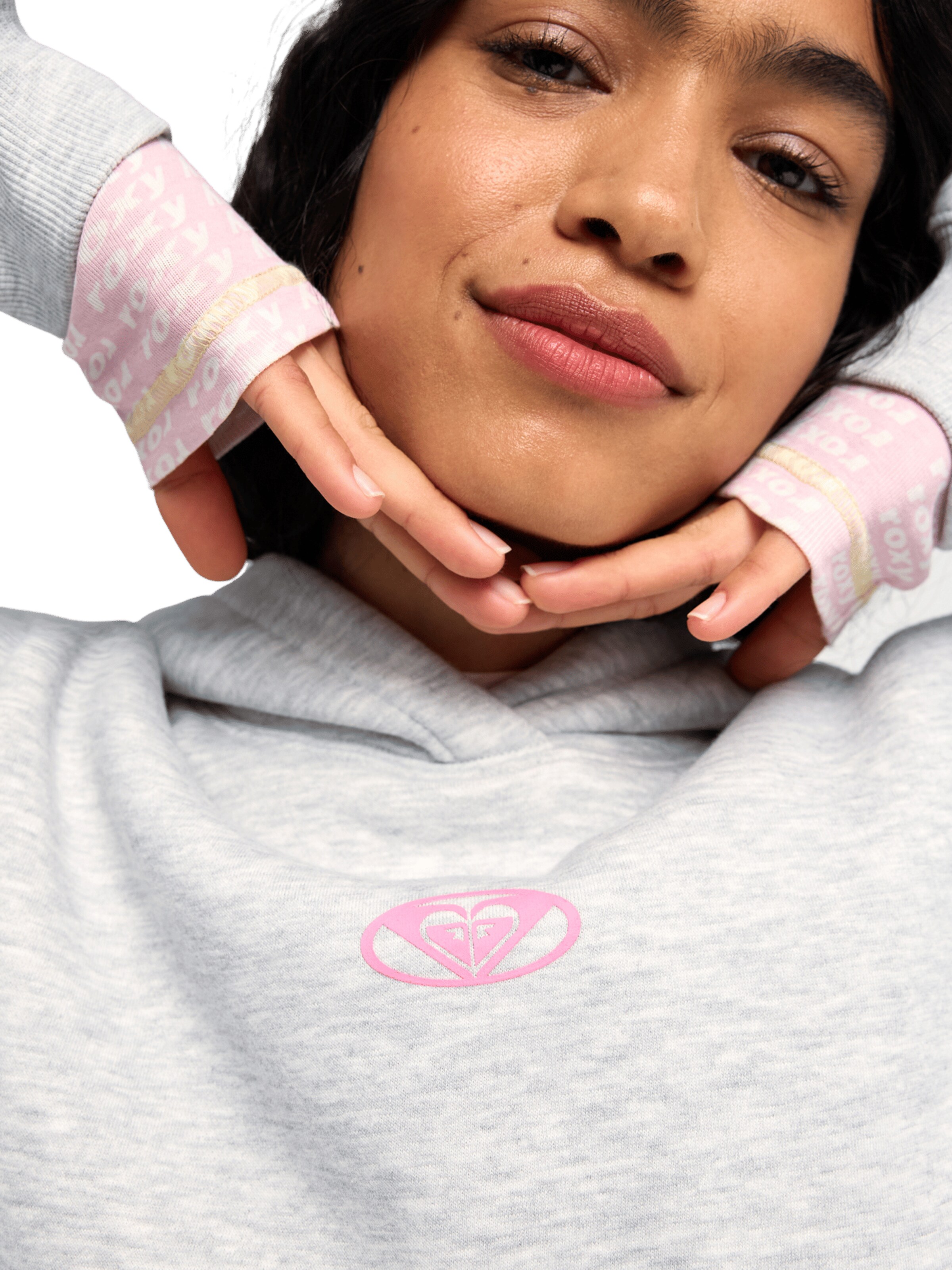 HighDroxy Sweatshirt 'Surf Doll' in Grau