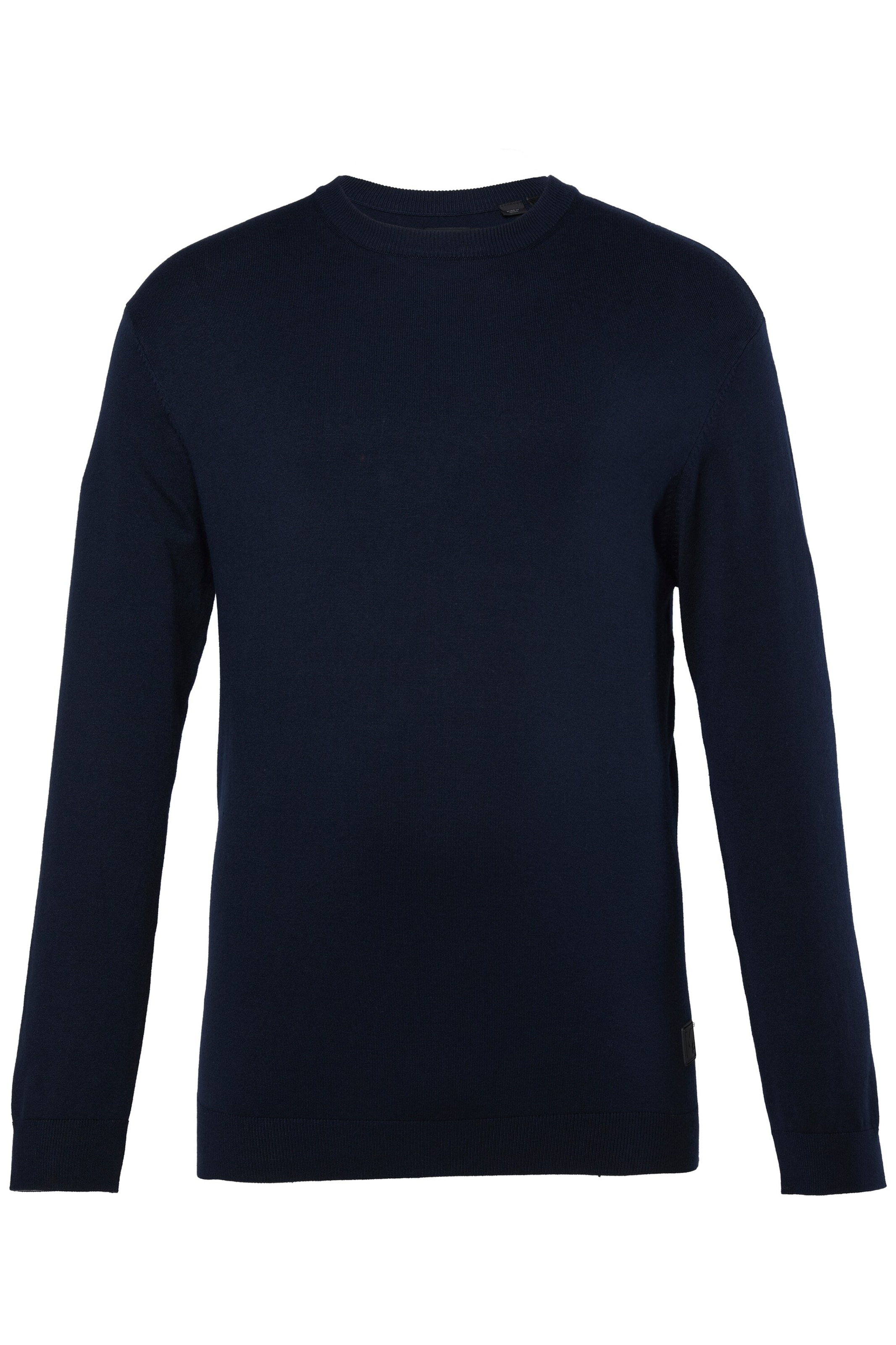 Men Plus Pullover in Blau: Vorderseite