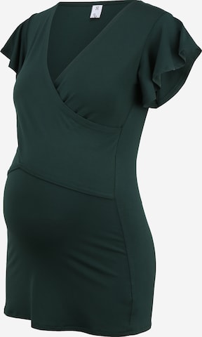 Maglietta 'Elena' di Bebefield in verde: frontale