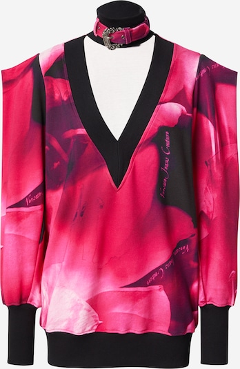 Bluză de molton Versace Jeans Couture pe roz / fucsia / negru, Vizualizare produs