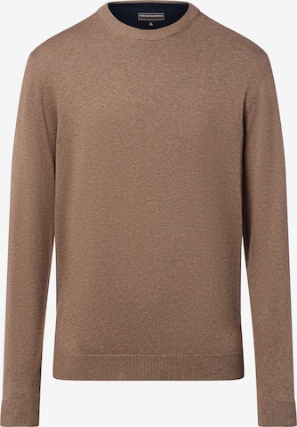 Pull-over Finshley & Harding en marron : devant