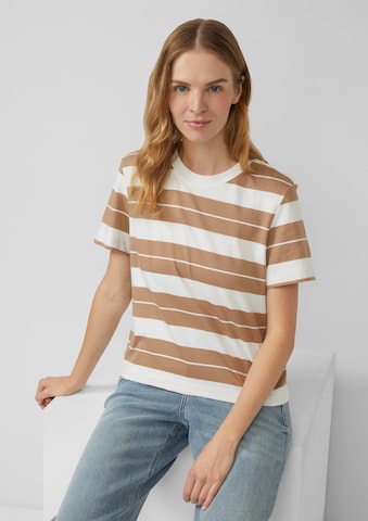 s.Oliver Shirt in Beige: voorkant