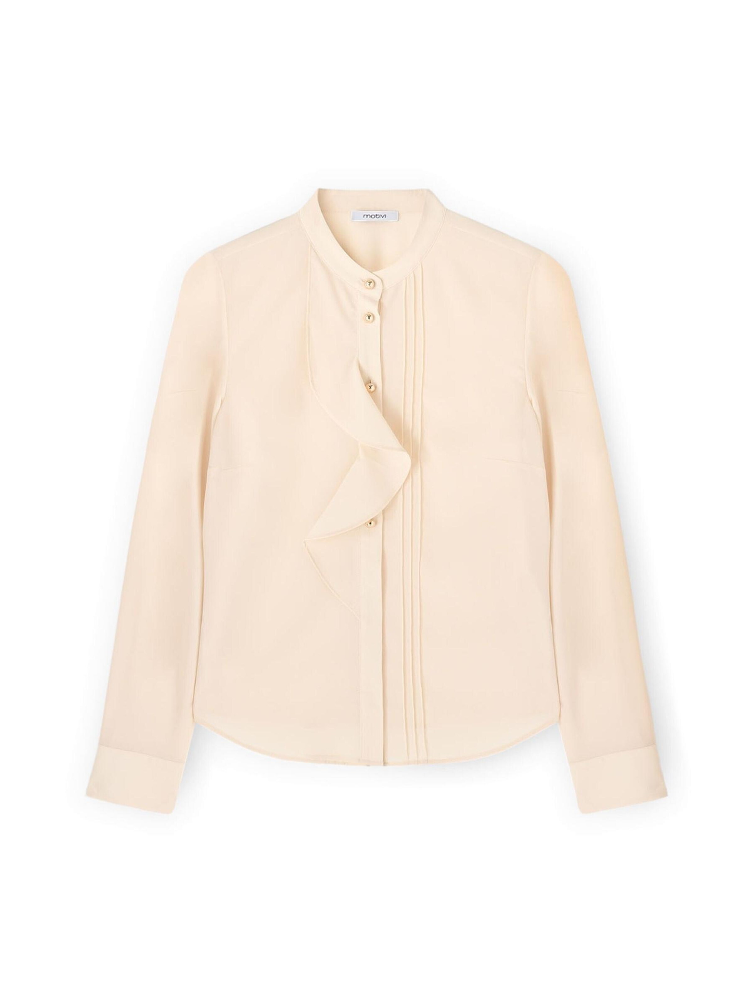 MOTIVI Blouse in Wit: voorkant