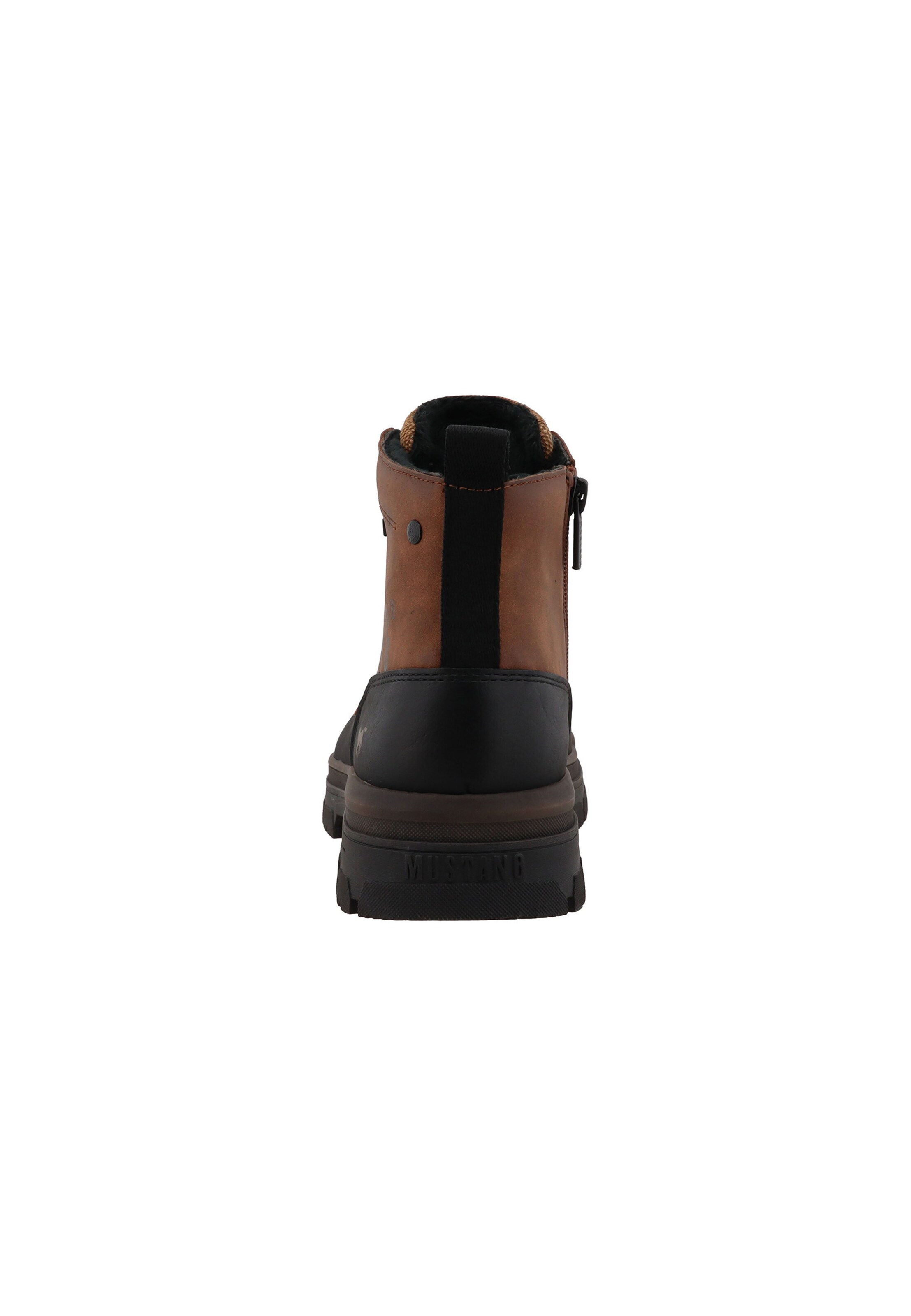 MUSTANG - Botas com atacadores em castanho