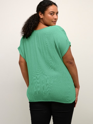 KAFFE CURVE Blouse 'Ami Stanley ' in Groen