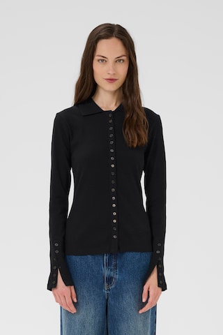 KAREN BY SIMONSEN Shirt 'KBDafne' in Black: front