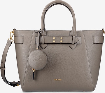 Picard Henkeltasche 'Chic Way' in Grau: Vorderseite