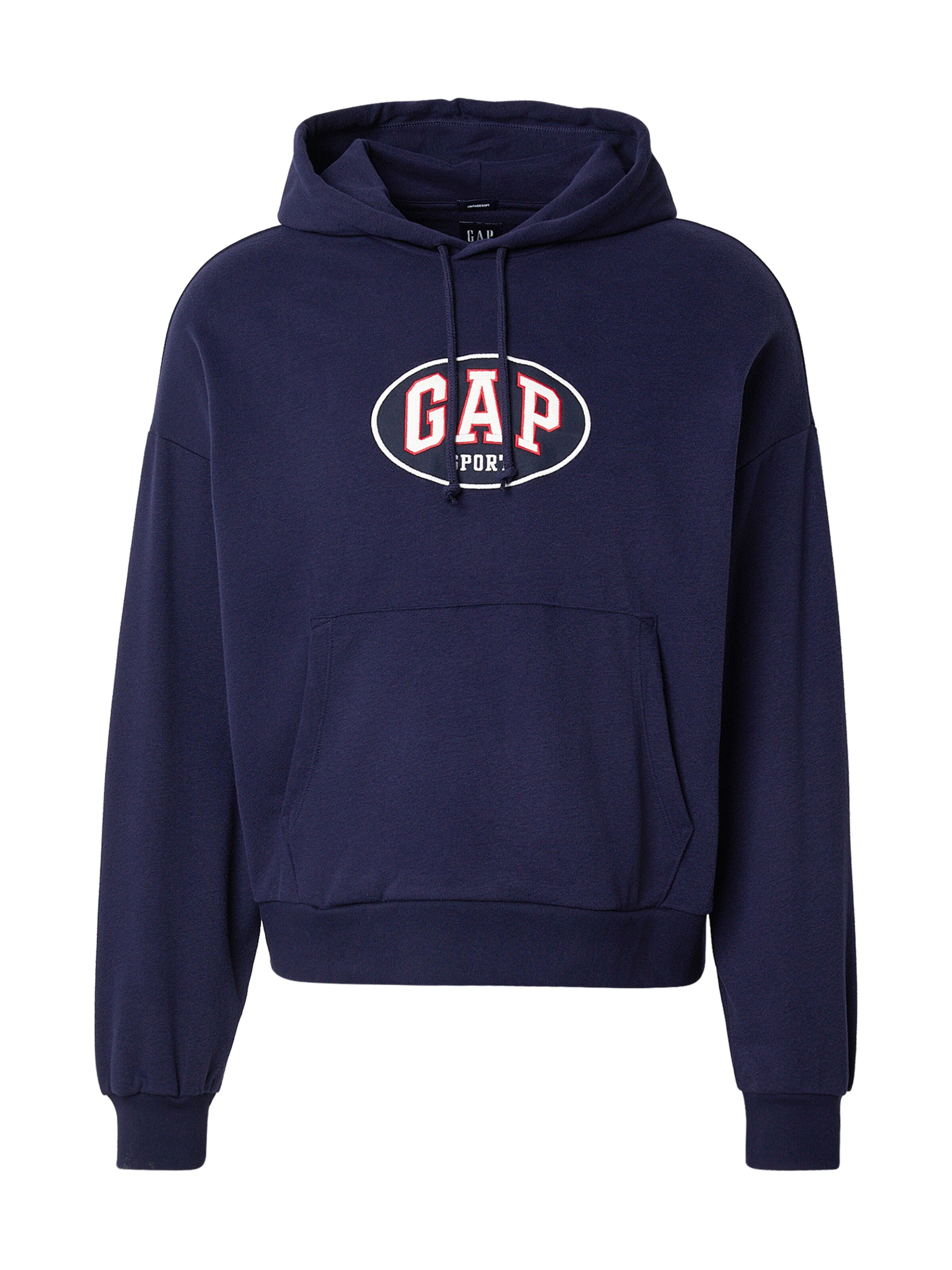 Bluză de molton de la GAP pe albastru: față