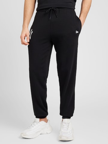 NEW ERA Regular Pants 'NEYYAN' in Black: front