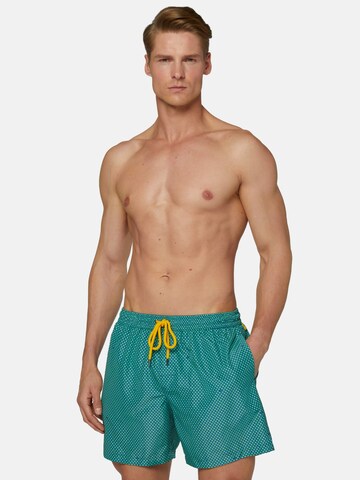 Shorts de bain Boggi Milano en vert : devant