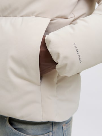 JACK & JONES Vinterjakke 'JJGLOBAL' i beige