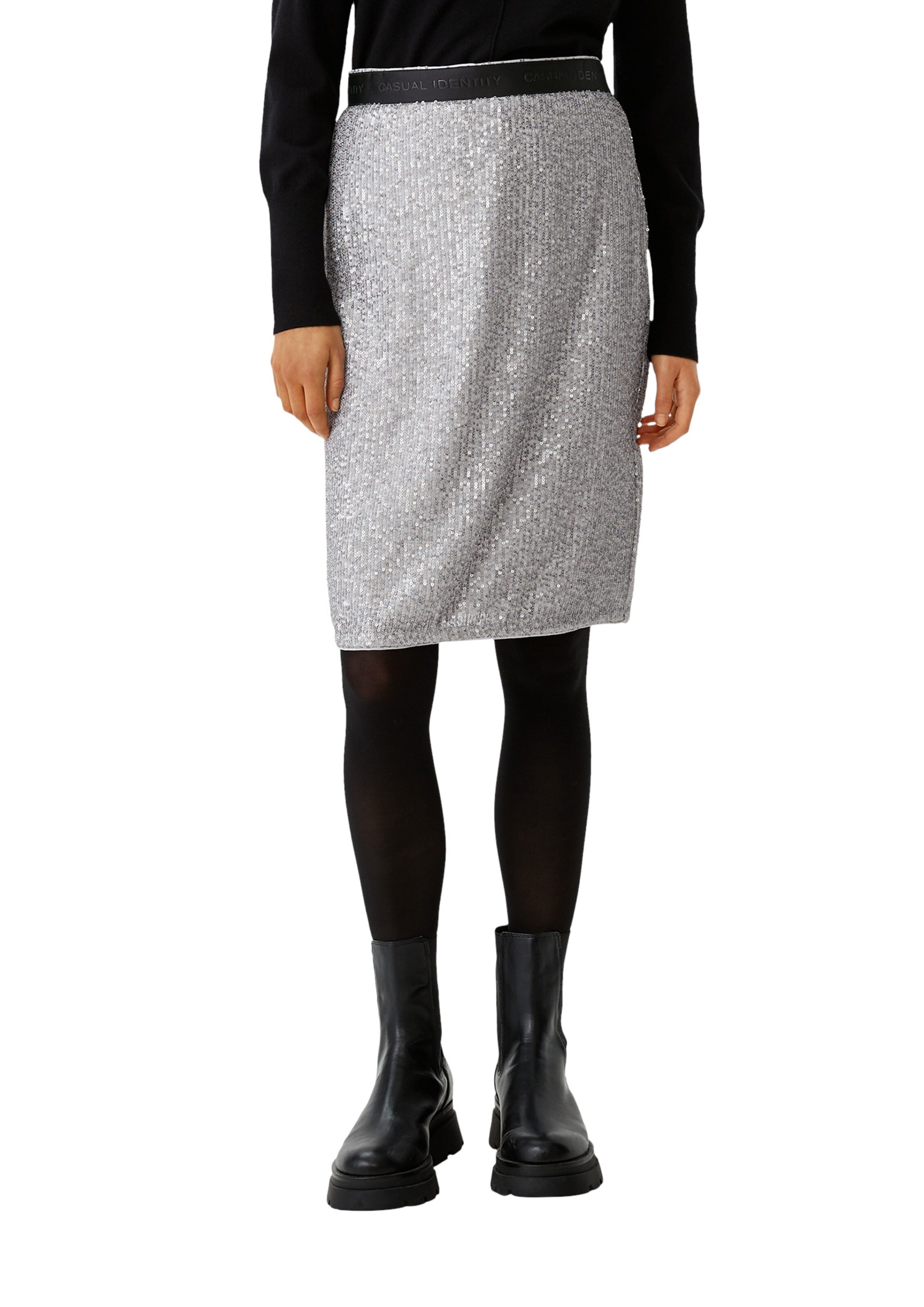 comma casual identity Skirt in Silver