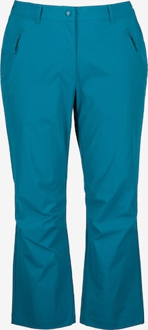 Pantalon Ulla Popken en bleu : devant