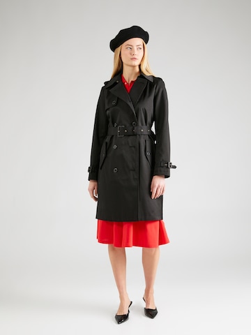 Manteau mi-saison Lauren Ralph Lauren en noir : devant