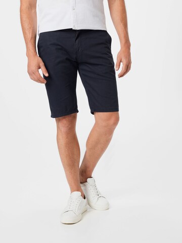 QS Normální Kalhoty – modrá: přední strana